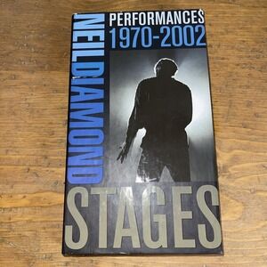 Neil Diamond Stages Performances 1970 - 2002 Six CD Box Set 5CD's 1 DVD And Book